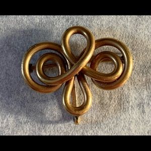 Vintage Rose Gold Watch/Locket Brooch